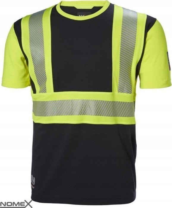 Helly Hansen T-shirt with reflective elements ICU, yellow/black M