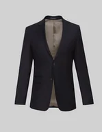 Marynarki męskie - marynarka do zestawu rosolini 02 granatowy slim fit - miniaturka - grafika 1