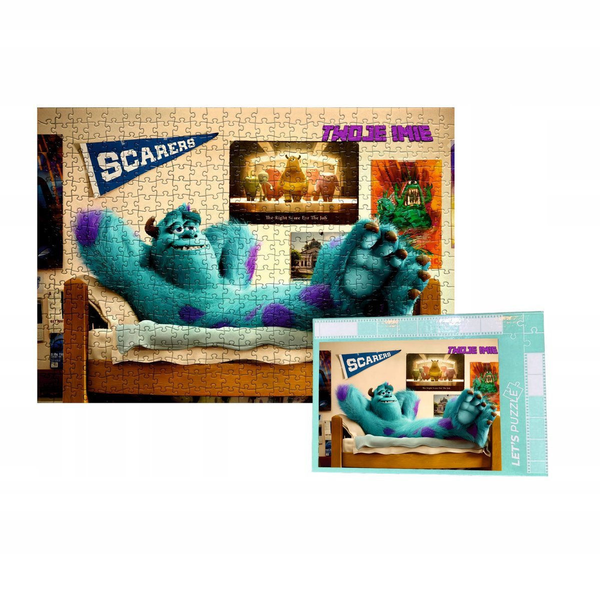 Personalizowane Puzzle Potwory i spółka Monsters 500 el. - różne wzory