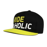 Czapki damskie - Czapka z Daszkiem Macna Snapback Ride Aholic Czarny/ŻółtyRegulowany - miniaturka - grafika 1