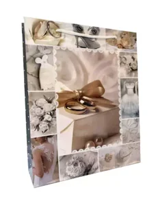 Torebki ozdobne Ślub 12 szt. - Opakowania i torebki na prezenty - miniaturka - grafika 2