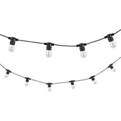 Lampy ogrodowe - Polux Girlanda ogrodowa 6W LED 6,2 metra +10 żarówek przezroczystych 310323 SANICO 310323 - miniaturka - grafika 1