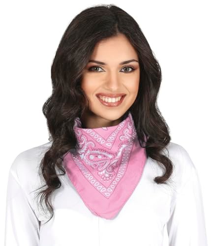 Różowy szalik kowbojski