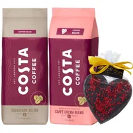 Kawa - Zestaw kaw ziarnistych Costa Coffee Signature Blend 1kg oraz Costa Coffee Crema Blend 1kg + PREZENT - miniaturka - grafika 1