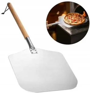 SZUFLA ŁOPATA gładka do PIZZY 35,5 x 40,5 dł. 90 cm VIAGGIO XXL + EBOOK! - Akcesoria i części AGD - miniaturka - grafika 1