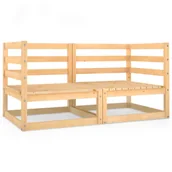 Sofy ogrodowe - VidaXL 2-osobowa sofa ogrodowa, lite drewno sosnowe! 3075244 - miniaturka - grafika 1