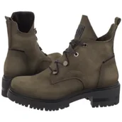 Botki damskie - Botki Oliwkowe 20748_ 9 (NE409-b) Nessi - miniaturka - grafika 1