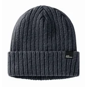 Czapki męskie - Czapka zimowa Jack Wolfskin CUSHY BEANIE night blue - S - miniaturka - grafika 1