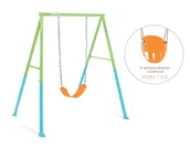 Place zabaw - Solidna kolorowa huśtawka ogrodowa 2w1 Intex 44113 - miniaturka - grafika 1