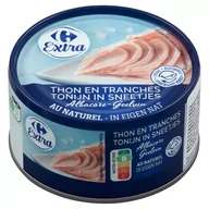 Konserwy i dania rybne - Carrefour Extra Tuńczyk kawałki w sosie własnym 200 g - miniaturka - grafika 1