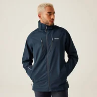 Kurtki i kamizelki sportowe męskie - Regatta Męska kurtka przeciwdeszczowa Calderdale V Granatowy, Rozmiar: S - miniaturka - grafika 1