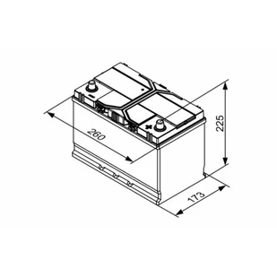 Akumulator BOSCH 12V 72Ah 760A 0 092 S4E 410  w 24 h. Do 100 dni na zwrot. 100 tys. Klientów. - Akumulatory samochodowe - miniaturka - grafika 1