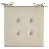 Poduszki dekoracyjne - Poduszka na siedzisko Gaja 40 x 40 cm jasnobeżowy - miniaturka - grafika 1