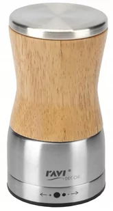 Młynek Do Soli Pieprzu Przypraw Kauczuk 12 Cm Ravi - Pojemniki na przyprawy - miniaturka - grafika 1