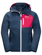 Kurtki i płaszcze dla chłopców - Jack Wolfskin Unisex Active Hike Jacket K Kurtka Dziecięca, Dark Indigo, 140 - miniaturka - grafika 1