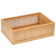 Koszyki łazienkowe - Bambusowy organizer łazienkowy Wenko Allegre, 22x7 cm - miniaturka - grafika 1