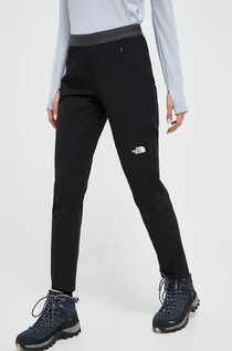 Spodnie sportowe damskie - The North Face spodnie outdoorowe Athletic Outdoor kolor czarny - grafika 1
