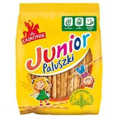 Inne przekąski suche - Lajkonik PALUSZKI JUNIOR 180G Zakupy dla domu i biura! 96715453 - miniaturka - grafika 1