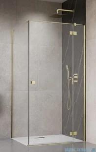 Radaway Essenza Kdj Brushed Gold kabina 90x90cm prawa szczotkowane złoto 1385044-99-01R/1384050-01-01 - Kabiny prysznicowe Radaway Essenza Kdj Brushed Gold kabina 90x90cm prawa szczotkowane złoto 1385044-99-01R/1384050-01-01 - Kabiny prysznicowe - miniaturka - grafika 1