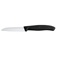 Noże kuchenne - Victorinox Nóż pojedynczy kuchenny gładki 8cm czarny 42542 - miniaturka - grafika 1