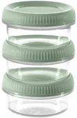 Pojemniki kuchenne - Zestaw 3 pojemników na sos Curver Smart To Go Eco Line 3 x 0,15l - miniaturka - grafika 1