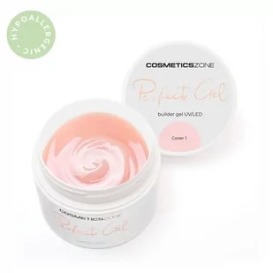 Żel do przedłużania paznokci UV LED Perfect Gel brzoskwiniowy - Cover 1 - 15ml - Żele do paznokci - miniaturka - grafika 1