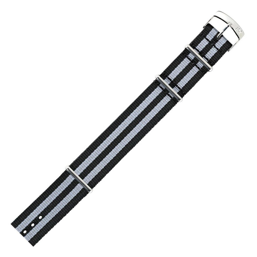 Pasek do zegarka Morellato A01U3972A74819CR18 czarny,szary 18mm