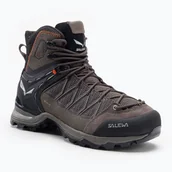 Buty trekkingowe męskie - Buty trekkingowe męskie Salewa MTN Trainer Lite Mid GTX szare 00-0000061359 - miniaturka - grafika 1