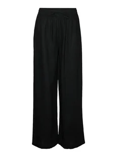 Vero Moda Spodnie "Linn" w kolorze czarnym - Spodnie damskie - miniaturka - grafika 1