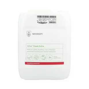 Medisept Pianka do mycia i dezynfekcji powierzchni MEDI-LINE Velox Foam Extra, 5000 ml - Środki do kuchni i łazienki - miniaturka - grafika 1