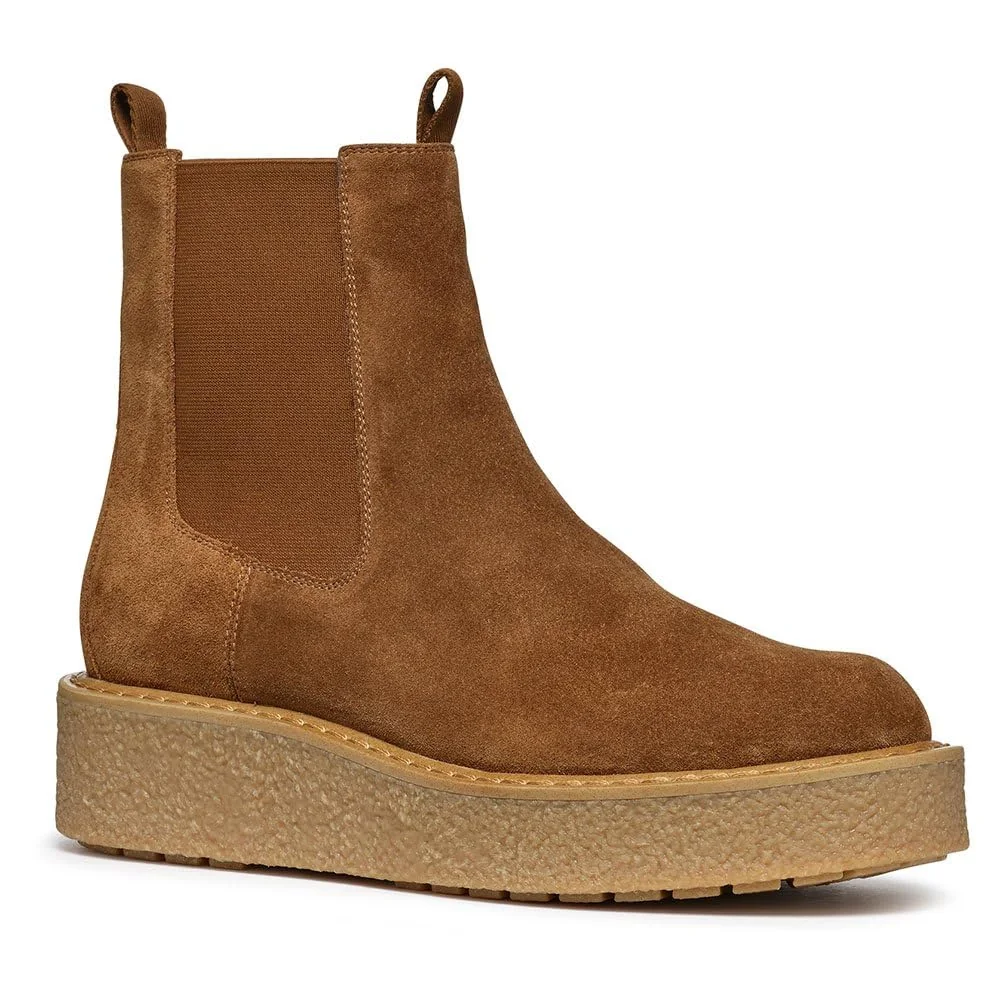 Geox Damskie buty D ELIDEA C Ankle, brązowe, 40 EU