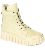 Botki damskie - Trzewiki Karino 4452 001F Beż Lico Skóra - KARINO - miniaturka - grafika 1