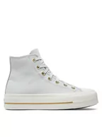 Trampki damskie - Converse Trampki Chuck Taylor All Star Lift Platform Tailored Lines A08237C Szary - miniaturka - grafika 1