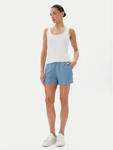 ONLY Szorty materiałowe Pema 15226321 Niebieski Relaxed Fit - Spodnie sportowe damskie - miniaturka - grafika 1