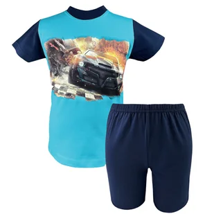 PIŻAMA DZIECIĘCA CHŁOPIĘCA LETNIA BAWEŁNIANA KRÓTKI RĘKAW KRÓTKIE SPODENKI AUTO SAMOCHÓD KRÓTKA 146 - Marcinkowski - Piżamy chłopięce PIŻAMA DZIECIĘCA CHŁOPIĘCA LETNIA BAWEŁNIANA KRÓTKI RĘKAW KRÓTKIE SPODENKI AUTO SAMOCHÓD KRÓTKA 146 - Marcinkowski - Piżamy chłopięce - miniaturka - grafika 1