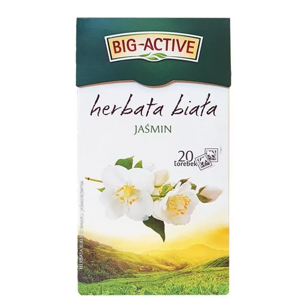 Big-Active Big-Active Herbata biała jaśmin 30 g (20 x 1,5 g)