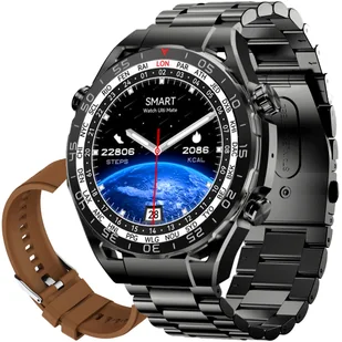 Gravity GT13-4 BK/BK/BR - Smartwatch - miniaturka - grafika 1