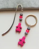 Zakładki do książek - KPL ZAKŁADKA DO KSIĄŻKI I BRELOK HOWLIT DZIEWCZYNA - miniaturka - grafika 1