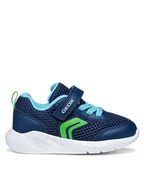Buty dla chłopców - Geox Sneakersy B Sprintye B454UC 01454 CF43U Granatowy - miniaturka - grafika 1