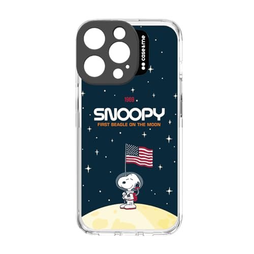 case&me Peanuts iPhone 14 Pro etui na telefon iPhone Snoopy ochrona aparatu klawisze niebieskie