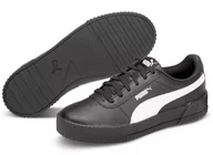 Sneakersy damskie - Sneakersy damskie czarne Puma Carina 2.0 Mid wysokie (385851 01) - miniaturka - grafika 1