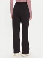 Spodnie sportowe damskie - Tommy Jeans Spodnie dresowe DW0DW19657 Czarny Relaxed Fit - miniaturka - grafika 1