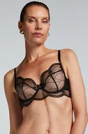 Biustonosze - Hunkemöller Biustonosz nieusztywniany z fiszbinami Ruby Czarny - miniaturka - grafika 1