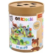 Klocki - Trefl Drewno Drewno Klocki drewniane O!Klocki Miasto 5_782792 - miniaturka - grafika 1