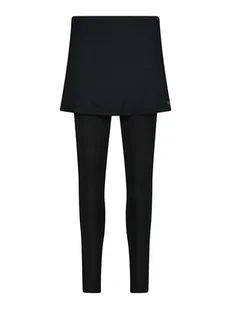 CMP Legginsy sportowe 2w1 w kolorze czarnym - Spodnie sportowe damskie - miniaturka - grafika 1