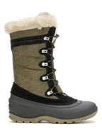 Kozaki damskie - Kamik Skórzane kozaki zimowe "Snovalley 4" w kolorze oliwkowo-szarym - miniaturka - grafika 1