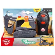 Samochody i pojazdy dla dzieci - DICKIE Construction Volvo Mini koparka 14 cm 372-2013 - miniaturka - grafika 1