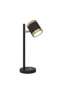 Lampy stojące - Toulouse lampa stołowa 1xLED/10W czarna/złota 8003-104S - miniaturka - grafika 1
