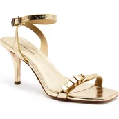 Sandały damskie - Michael Kors Skórzane sandały DARRINGTON - miniaturka - grafika 1