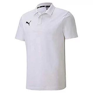 Koszulki męskie - Puma KOSZULKA POLO TEAMGOAL 26 65657904 Męskie biały - grafika 1